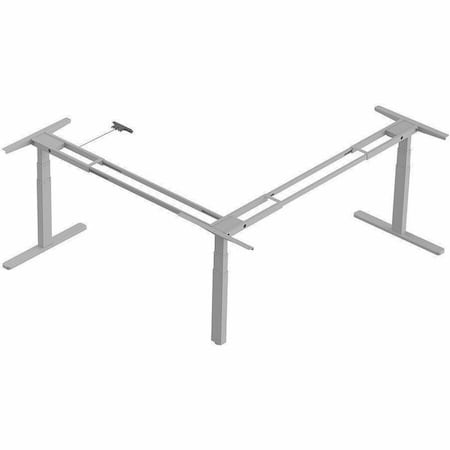 Monoprice Workstream by Triple Motor Height Adjustable Sit-Stand Corner Desk Fra 34829