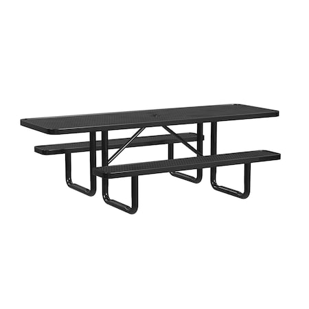 Leisure Craft Picninc Expanded Table, 8 Ft, Black T8XPP-ADA-BLACK