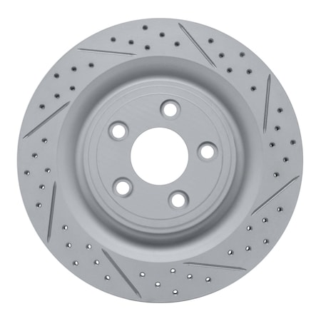 Dynamic Friction Co DFC Geoperformance Rotor - Drilled and Slotted 830-20018R
