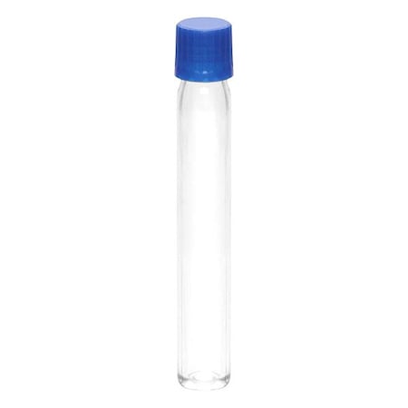 Zoro Select Culture Tube, 0.58" Dia, Colorless, PK1716 TPC15103