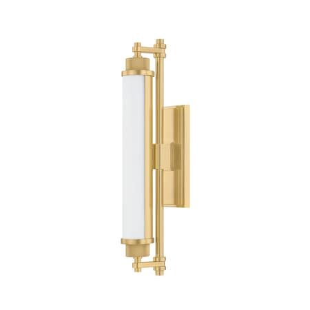 Hudson Valley Lighting Plandome 18 in. Integrated LED Bath and Vanity in Aged Brass 4718-AGB