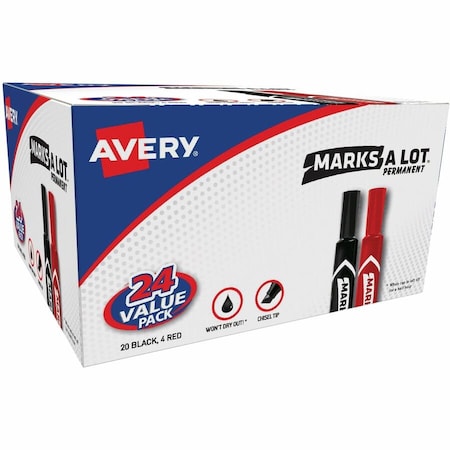 Avery Assorted Markers, 24 PK 98187