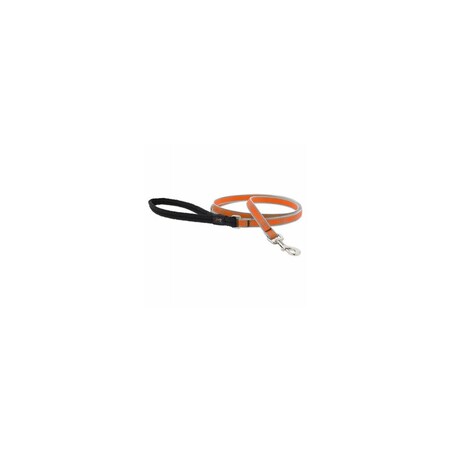 Lupine Dog Leash, Reflective Orange Diamond Pattern, 1/2-In. x 6-Ft. 48339