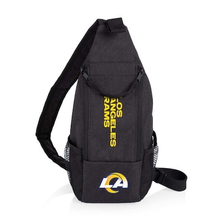 Picnic Time Family Of Brands Los Angeles Rams - Strider Cooler Sling Bag, (Black) 759-00-179-334-2