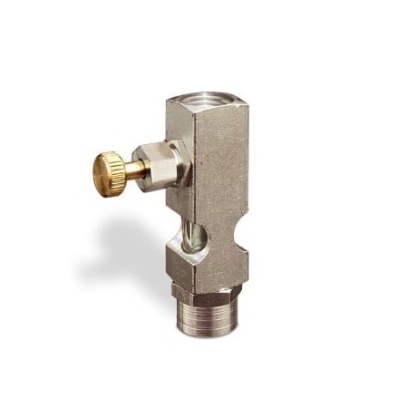Oil-Rite Straight Sight Feed Valves w/1/4in. Inlet, Vented - Handwheel, 1/4in. Female NPT, 1/4in. Female NPT B1628-433B1HW