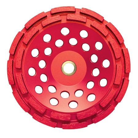 Pearl Pro-V 7 in. X 5/8 in.-11 Double Row Cup Wheel PV07CDH