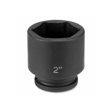 Grey Pneumatic Impact Socket, 3/4 in Drive Size, 2-7/8 in Socket Size, Hex, 6-point, Standard Length 914-3092R