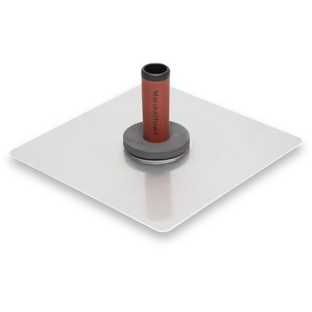 Marshalltown Aluminum Hawk, 12 x 12 in, DuraSoft Handle, Drywall Hawk, Masonry Hawk 5D