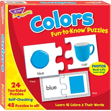 Trend Enterprises Colors Fun-to-Know® Puzzles T36001