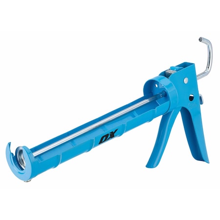 Ox Tools 10-Ounce Half Barrel Caulk Gun , 10:1 Thrust Ratio OX-T046205
