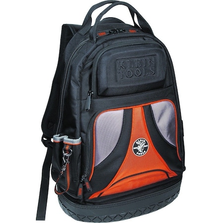 Klein Tools Tradesman Pro Tool Bag Backpack, 39 Pockets, Black, 14-Inch 55421BP-14