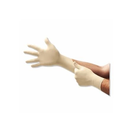 Ansell Diamond Grip, MF-300 Latex Powder-Free Disposable Gloves, 6.3 mil Palm/7.9 mil Finger, Large, 100PK 748-MF-300-L