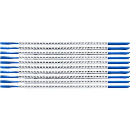 Brady ClipSleeve Wire Markers Size 07 Nylon 18 AWG - 18 AWG, W Pack of 300 Each, 300PK SCN07-W
