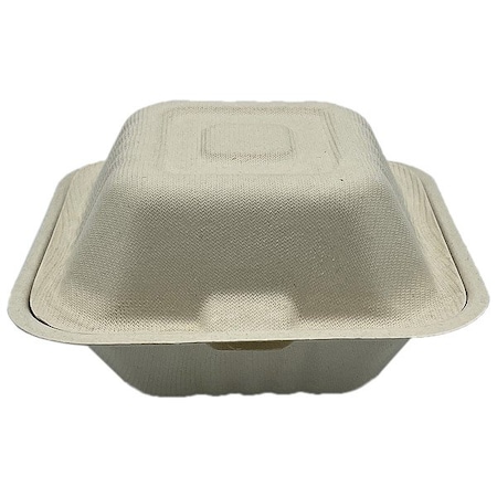 Zoro Select Disp Carry-Out Ctnr, 6 in W, Ivory, PK500 EHL-66-PF
