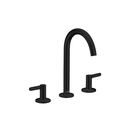 Axor ONE Widespread Faucet 170, 1.2 GPM in Matte Black 48050671