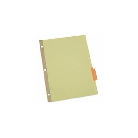 Universal Deluxe Extended Insertable Tab Indexes, 5-Tab, 11 x 8.5, Buff, 24PK UNV20860