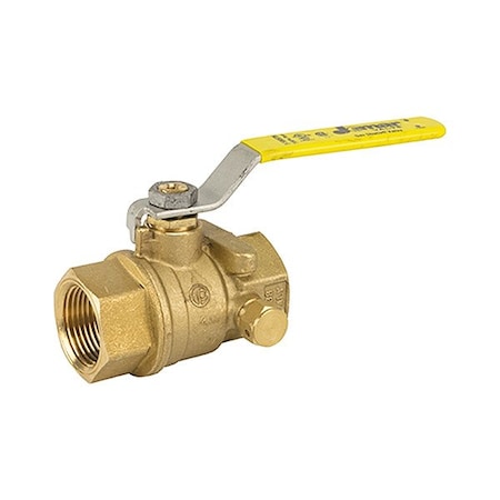 Jomar Valve 2 Piece, Full Port, Brass, Threaded Conn 170-106