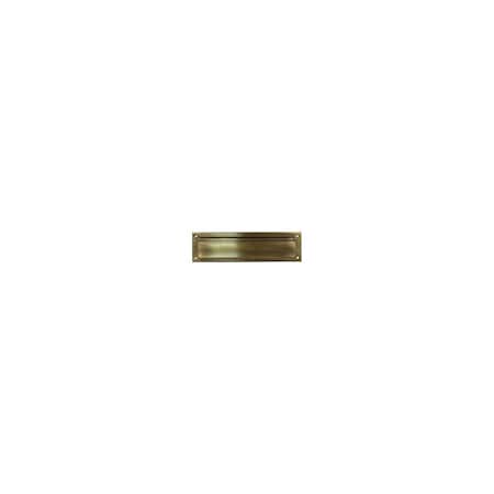 Ives 2 in x 11 in Mail Slot - Antique Brass 620B5