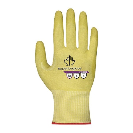 Superior Glove Glove, Cut Level A6 , Silicone , Not Applicable , 6 1 PR S13CXLSI-6