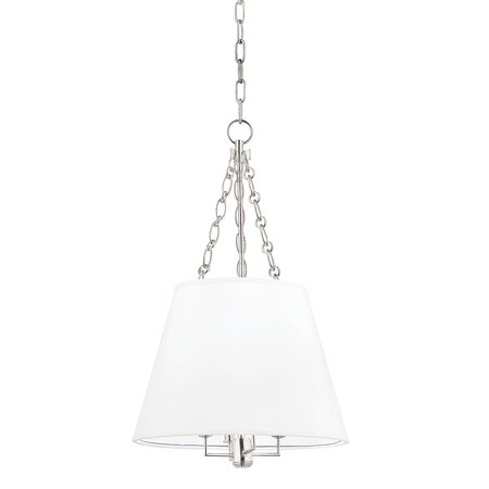 Hudson Valley Lighting Burdett 4 Light Pendant 15 In. Polished Nickel 6415-PN