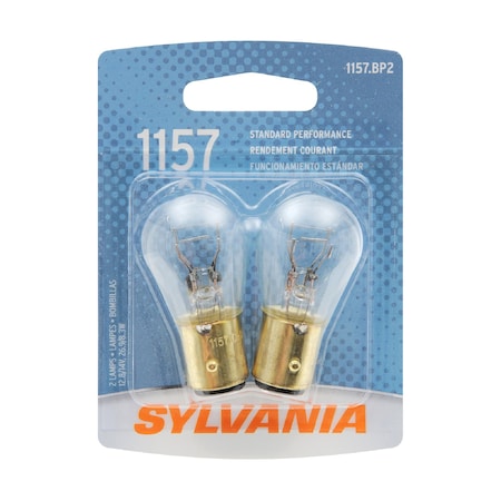 Sylvania Bulbs, 26.9 W, 14 V, Mini-Halogen 1157.BP2