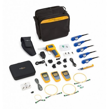 Fluke Cable Tester Kit, 10 km Max cable L MFTK-DC SM Test Kit