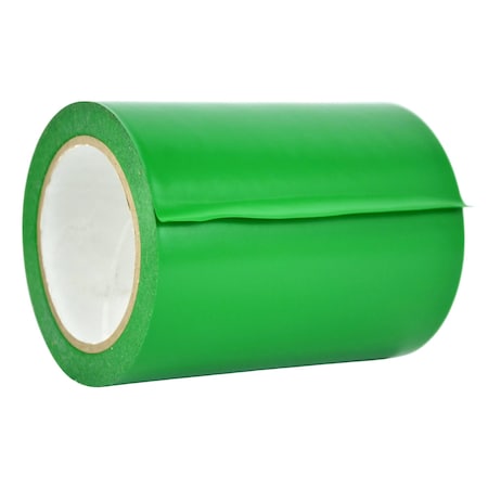 Wod Tape PVC, Kelly Green, 6 inch (144mm) W., 6 mil Thickness, 8 PK WOD VTC606-06000-8-60-KGR