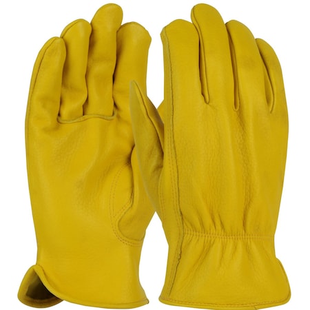 Pip Regular Grade Top Grain Deerskin Leather Drivers Glove, Keystone Thumb, 12PK 9925K/L