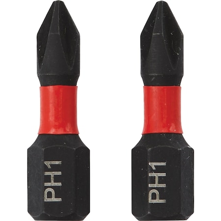 Do It Best 1'' Phillips No, 1 Impact Ready Screwdriver Bit, 2PK QJDIB-SC-001