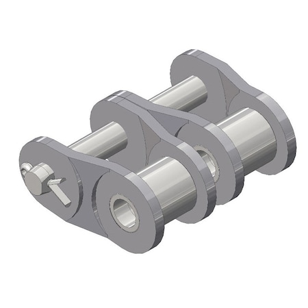 Senqcia Hi-Max Double Strand Cotter Pin Offset Link, 160-2 chain, 2 P, 0.563 Dia Pin 160-2HMOL