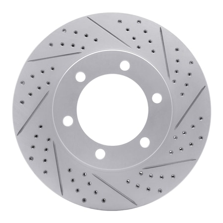 Dynamic Friction Co DFC Geoperformance Rotor - Drilled and Slotted 830-76124R