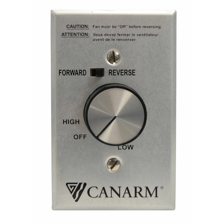 Canarm Fan Control, Rotary, 120V, 5A CNFRMC5