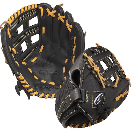 Champion Sports Fielder's Glove, Nylon, Black cbg930