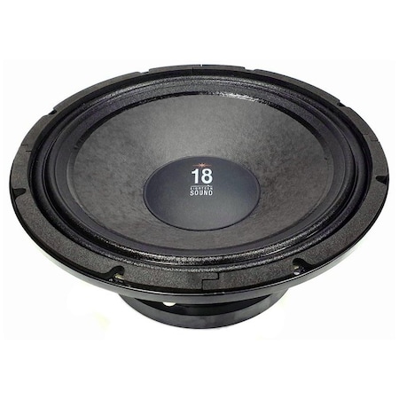18 Sound 12-in High Power Mid Bass Woofer 8 Ohms with 1000 Watts Continuous Power Capability 12MB720-8