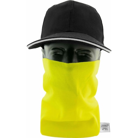 Ironwear CAT 2 Flame Resistant Cotton Neck Gaiter, Lime 1378FR-L