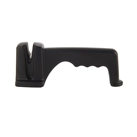 Farberware Tabletop Knife Sharpener, Ceramic Abrasive, Plastic Handle, Black FULST11