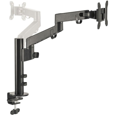Siig HEAVY DUTY SINGLE POLE MULTI-ADJUSTABLE ARTICULATING ARM SINGLE MONITOR DESK MOU CE-MT3D11-S1