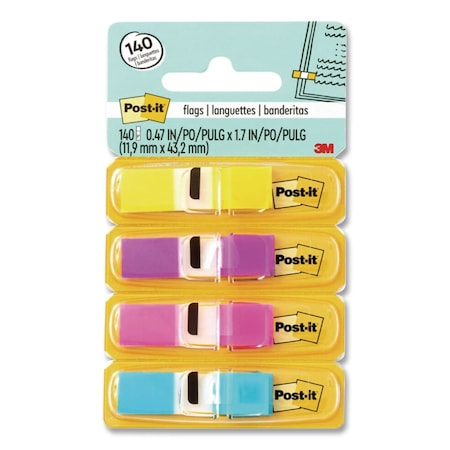 Post-It Flag, S Size, Assrted, PK140 6834AB