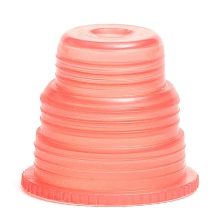 Bio Plas Hexa-Flex Safety Caps for 10mm- 12mm- 13mm- 16mm- 18mm Tubes 500 pk - Red, 500PK 8355