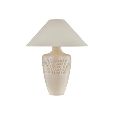 Hudson Valley Lighting Valleydale 1 Light Table Lamp in Aged Brass/Ceramic Reactive Manchado Finish L3729-AGB/CRM