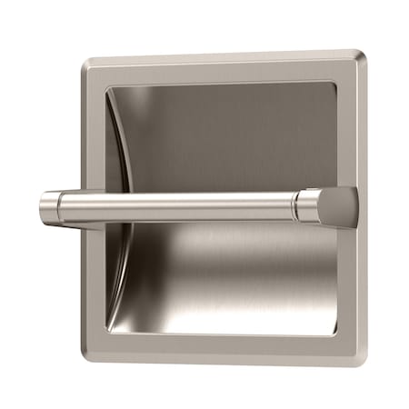 Gatco Pivoting Arm Recessed Toilet Paper Holder, Satin Nickel 751
