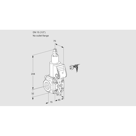 Honeywell Kromschroder VAS115/-R/LW KS88032222