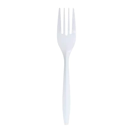 Smarty Had A Party Medium Weight Disposable Plastic Forks, 1000PK 751-CASE
