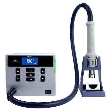 Multicomp Pro Hot Air Station, 1 kW, 110 VDC, US, 100 - DegreeC to 480 - DegreeC MP740784 US