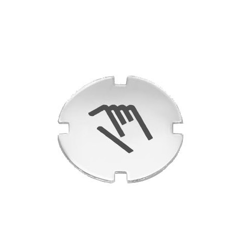 Siemens Insc Label F. 3Sb2 Flat/Ill. Pb Man Op 3SB2901-4QK