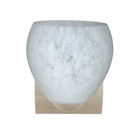Besa Lighting Bolla Mini Sconce, Carrera, Chrome Finish, 1x9W LED 1WZ-412219-LED-CR