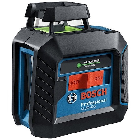 Bosch Cross-Line Laser, AA Batteries, 100 ft GLL50-40G
