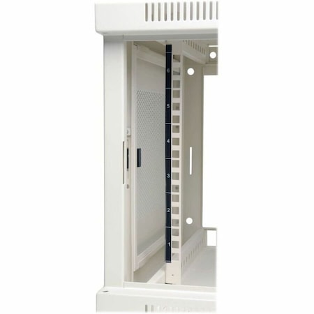 Tripp Lite 6U WALL MOUNT RACK ENCLOSURE SERVER CABINET WALLMOUNT DOORS SIDES WHITE SRW6UW
