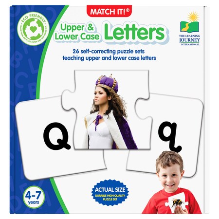 The Learning Journey International Match It!, Upper & Lower Case Letters 117347