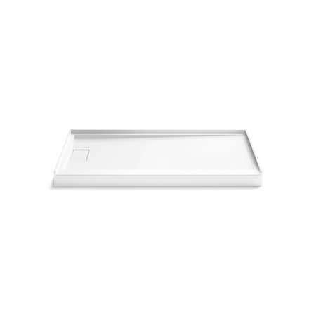 Kohler Stoneridge 60" x 32" alcove shower base, left drain 44149-HW1